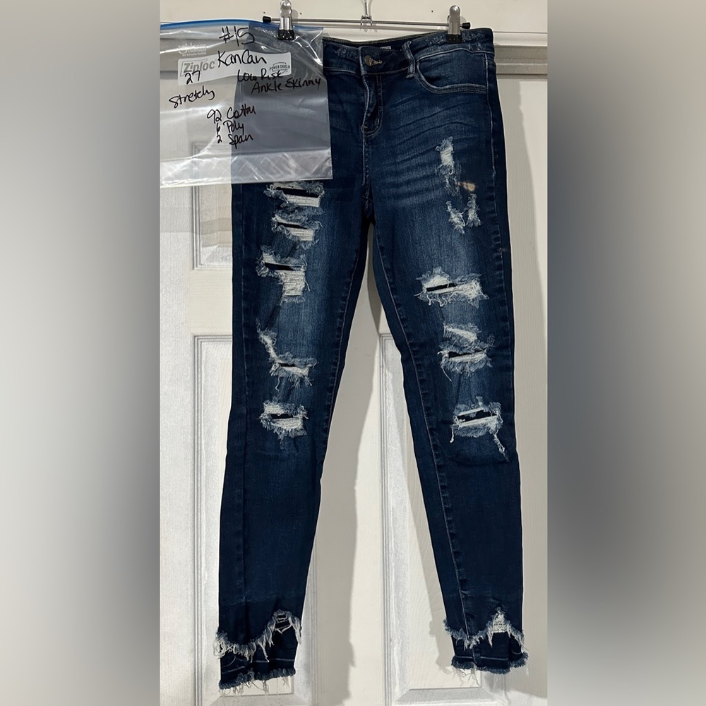 Kancan low rise ankle skinny 27 stretchy